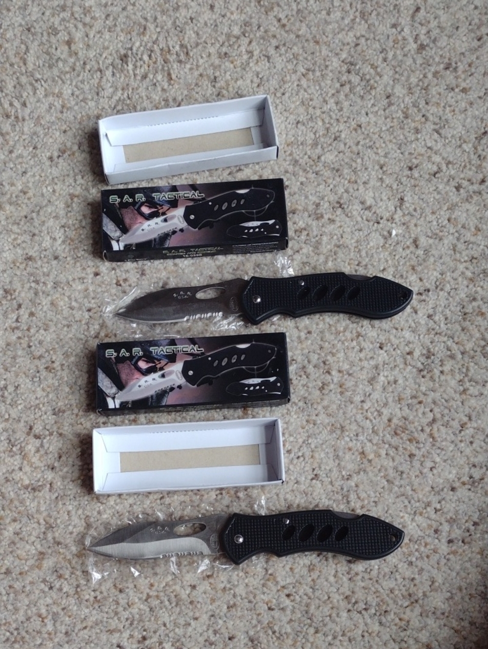 Black Folding Pocket Knife - Men Other
